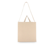 Sac en coton OEKO-TEX couleur naturelle à double anses 220 g/m² couleur beige
