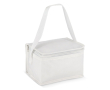 Sac isotherme avec doublure intérieure en aluminium pour 6 canettes couleur blanc