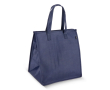 Grand sac isotherme de transport avec doublure intérieure en aluminium couleur bleu foncé