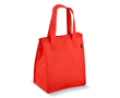 Petit sac isotherme de transport avec doublure intérieure en aluminium couleur rouge
