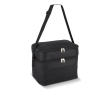 Sac isotherme à double compartiment et poche frontale 12 L couleur noir