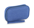 Étui organisateur compact pour accessoires technologiques couleur bleu
