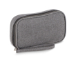 Étui organisateur compact pour accessoires technologiques couleur gris