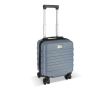 Valise cabine compacte avec support pour téléphone sur la poignée 14'' couleur gris