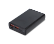 Powerbank à charge rapide avec deux ports différents 10.000 mAh couleur noir