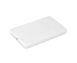 Batterie externe pour les voyages et un usage quotidien 5 000 mAh couleur blanc
