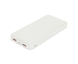 Batterie externe pour les voyages et un usage quotidien 10 000 mAh couleur blanc