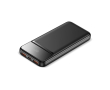 Batterie externe compacte à charge rapide avec écran LED 10 000 mAh couleur noir