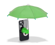 Support téléphone en forme de parapluie avec ventouse et protection couleur vert