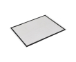Paillasson rectangulaire avec support antidérapant 50x75 cm couleur noir