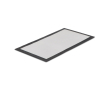 Tapis de bar avec base antidérapante pour sublimation couleur noir