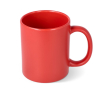 Tasse en céramique avec finition mate et contour brillant 350 ml couleur rouge