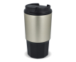 Mug de voyage en acier inoxydable avec couvercle anti-fuite 450 ml couleur noir