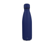 Gourde isotherme en acier inoxydable recyclé, toucher doux, 500 ml couleur bleu foncé