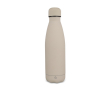 Gourde isotherme en acier inoxydable recyclé, toucher doux, 500 ml couleur beige