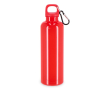 Gourde en plastique aux couleurs vives avec bouchon assorti 750 ml couleur rouge
