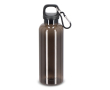 Gourde en plastique aux couleurs vives et transparentes 500 ml couleur noir transparent