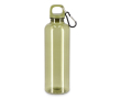 Gourde en plastique aux couleurs vives et transparentes 750 ml couleur vert olive