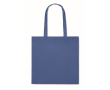 Sac de shopping en RPET non tissé à longues anses 80 g/m² couleur bleu roi