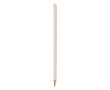 Crayon classique au coloris naturel avec gomme couleur blanc