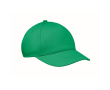 Casquette enfant en coton 5 panneaux 180 g/m² couleur vert