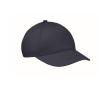 Casquette enfant en coton 5 panneaux 180 g/m² couleur bleu marine