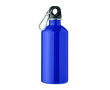 Gourde en acier inoxydable recyclé avec mousqueton 500 ml couleur bleu