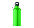 Gourde en acier inoxydable recyclé avec mousqueton 500 ml couleur vert