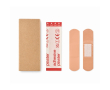 Set de 15 pansements dans une boîte en papier recyclé couleur beige