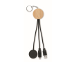 Set 4 en 1 de câbles de charge et charge pour montre en porte-clés couleur noir