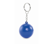Porte-clés avec anti-stress en forme de boule en plusieurs couleurs couleur bleu