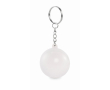 Porte-clés avec anti-stress en forme de boule en plusieurs couleurs couleur blanc