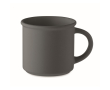 Tasse monochrome mate avec bord supérieur 300ml couleur gris foncé