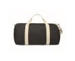 Sac en tissu recyclé avec double anse ajustable et amovible couleur noir