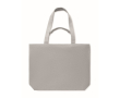 Sac en tissu recyclé avec anses courtes et longues 320 g/m² couleur gris