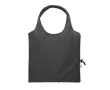 Sac de courses compact et pliable en coton recyclé 140 g/m² couleur noir