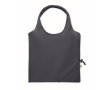 Sac de courses compact et pliable en coton recyclé 140 g/m² couleur bleu