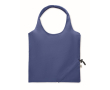 Sac de courses compact et pliable en coton recyclé 140 g/m² couleur bleu roi