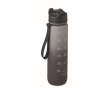 Bouteille en RPET avec bec et indicateur d’hydratation 1 L couleur noir