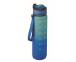Bouteille en RPET avec bec et indicateur d’hydratation 1 L couleur bleu roi