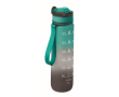 Bouteille en RPET avec bec et indicateur d’hydratation 1 L couleur bleu lagon