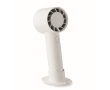 Ventilateur portable avec support pour bureau et téléphone couleur blanc