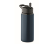 Bouteille en acier inoxydable recyclé avec bec et anse 500 ml couleur bleu marine