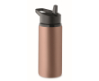Bouteille en acier inoxydable recyclé avec bec et anse 500 ml couleur nude