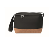 Sac isotherme en RPET avec détail en liège à la base 5L couleur noir