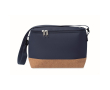 Sac isotherme en RPET avec détail en liège à la base 5L couleur bleu marine