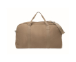Sac de voyage monochrome en tissu recyclé avec double anse couleur kaki