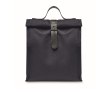 Sac isotherme roll-top en polyester avec anse et fermeture en cuir couleur bleu marine