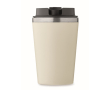 Gobelet à double paroi avec revêtement intérieur en céramique 350 ml couleur beige