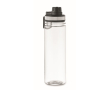 Bouteille transparente RPET avec couvercle et anse de transport 750 ml couleur blanc